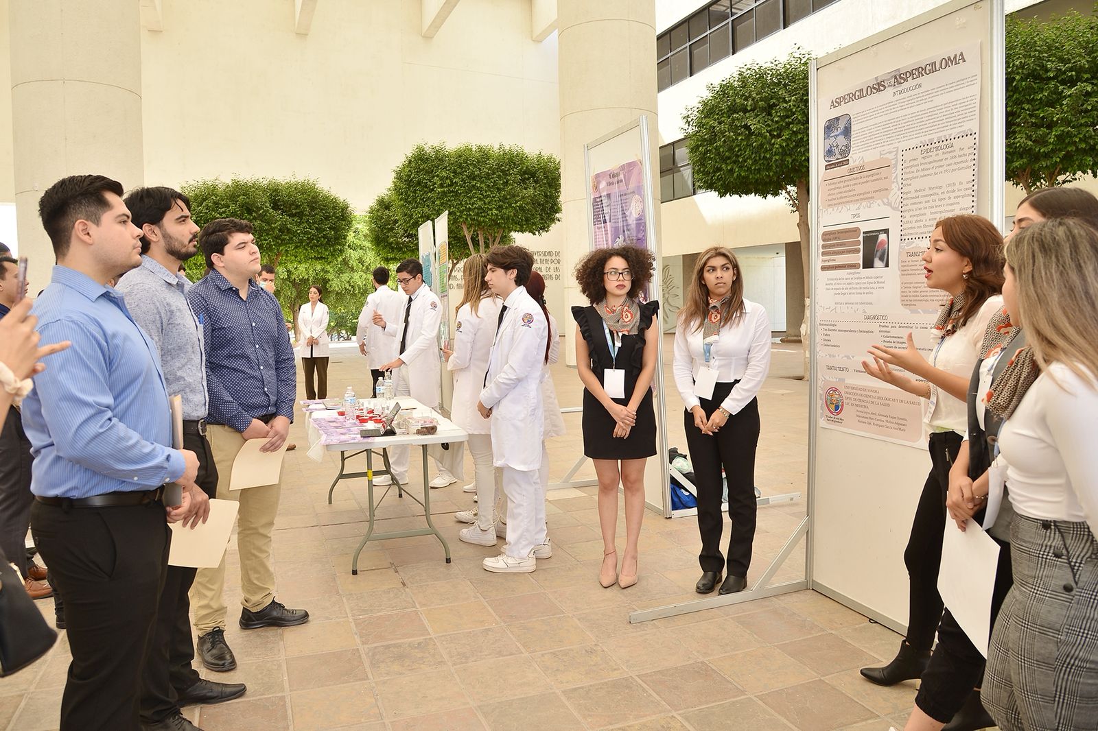 exposicion de temas relacionados de la salud por SEM Cajeme